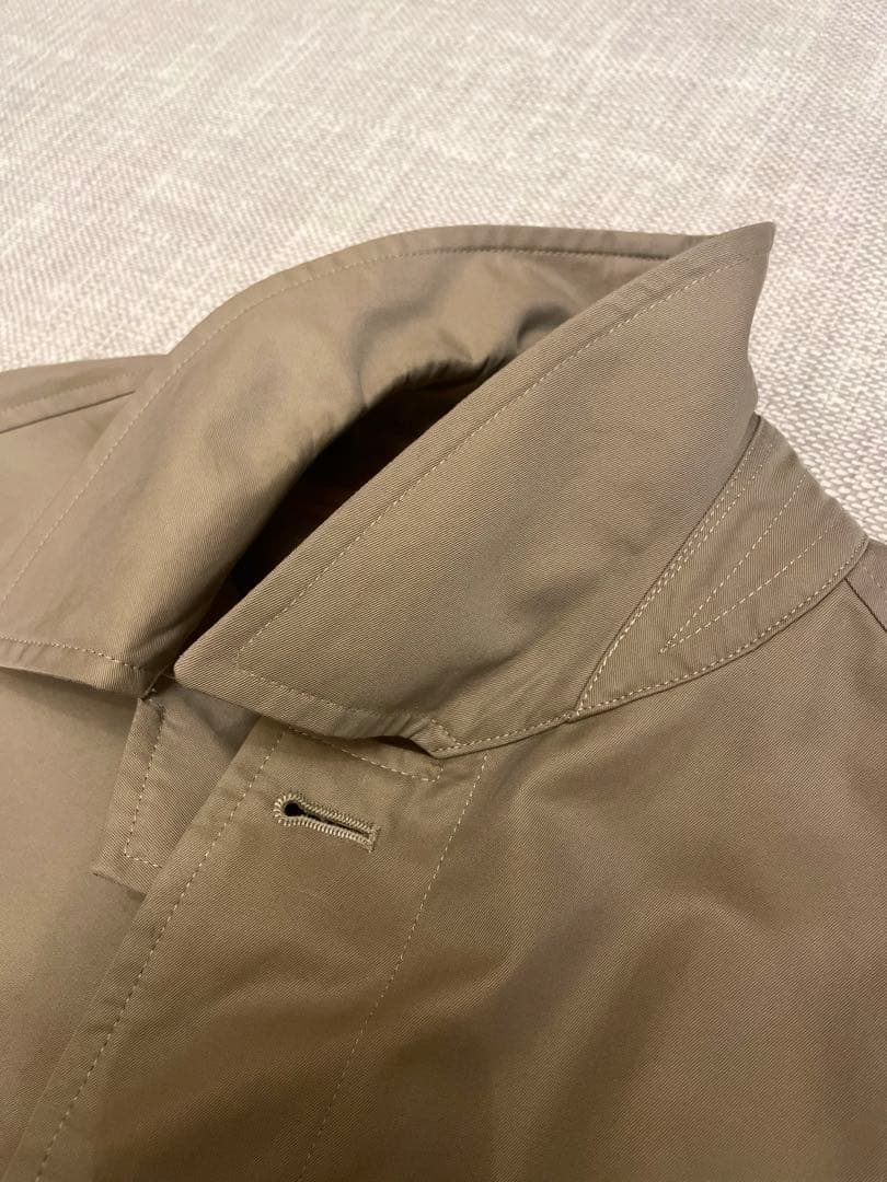 オーベルジュ×ブリッラ⭐️ステンカラーコート⭐️38⭐️ベージュ玉虫ソラーロ　完売品