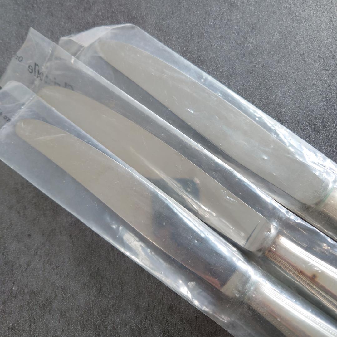 クリストフル パール テーブルナイフ 未開封 3点