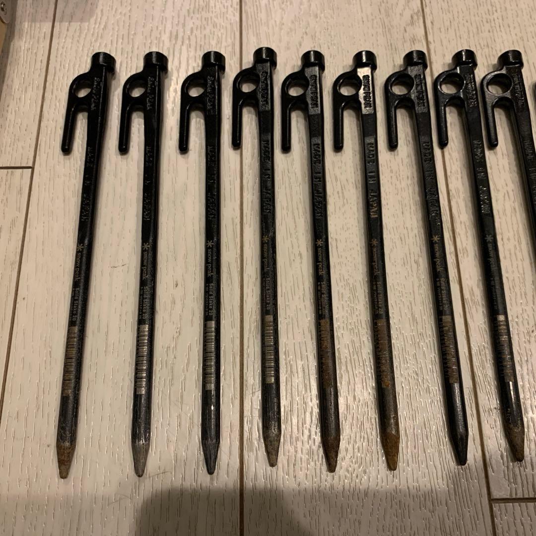 セット】スノーピーク　ペグハンマー　ソリッドステーク　MSR サイクロンステイク