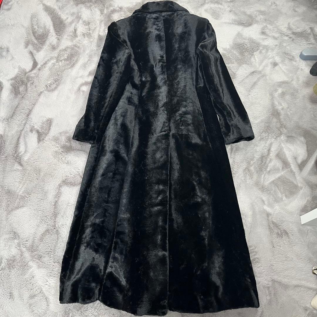 Lorovi スーパーロングコート　ベルベット　USA製　ヴィンテージ