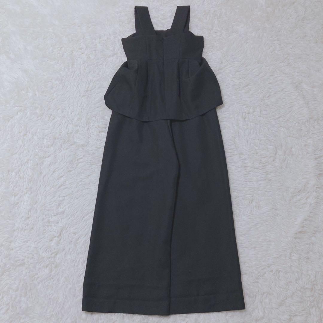 アダムエロペ　サロペット　ロンパース　ペプラム　ワイドパンツ　大人レディ　36