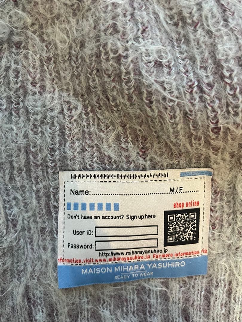 MAISON MIHARA YASUHIRO カーディガン M/F