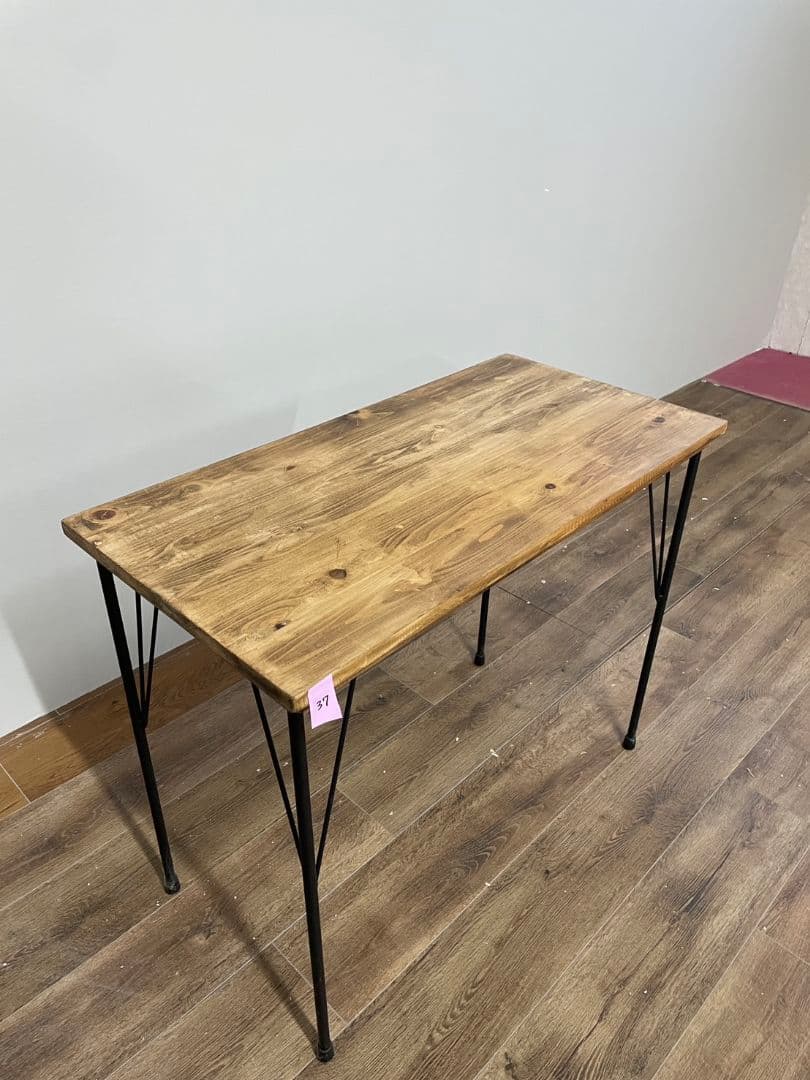 アンティーク風　カウンターテーブル　ダイニングテーブル　幅90