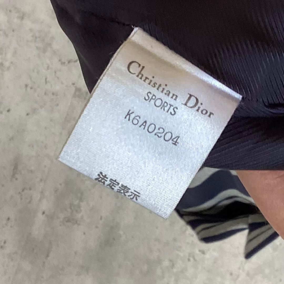 ChristianDior ディオール　2ピース　ストライプ　ネイビー