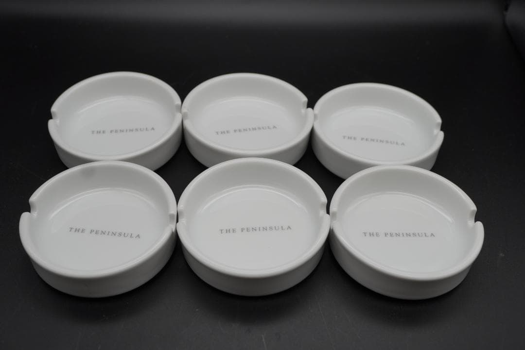 ザ ペニンシュラホテル香港の陶器灰皿　6枚