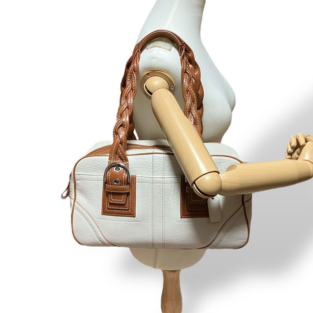 バッグ Vintage Coach Soho Flap Medium Satchel