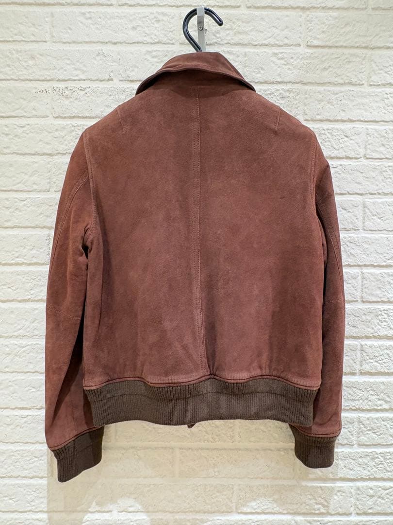 トゥモローランド マカフィー レザーブルゾン ムートン スウェード