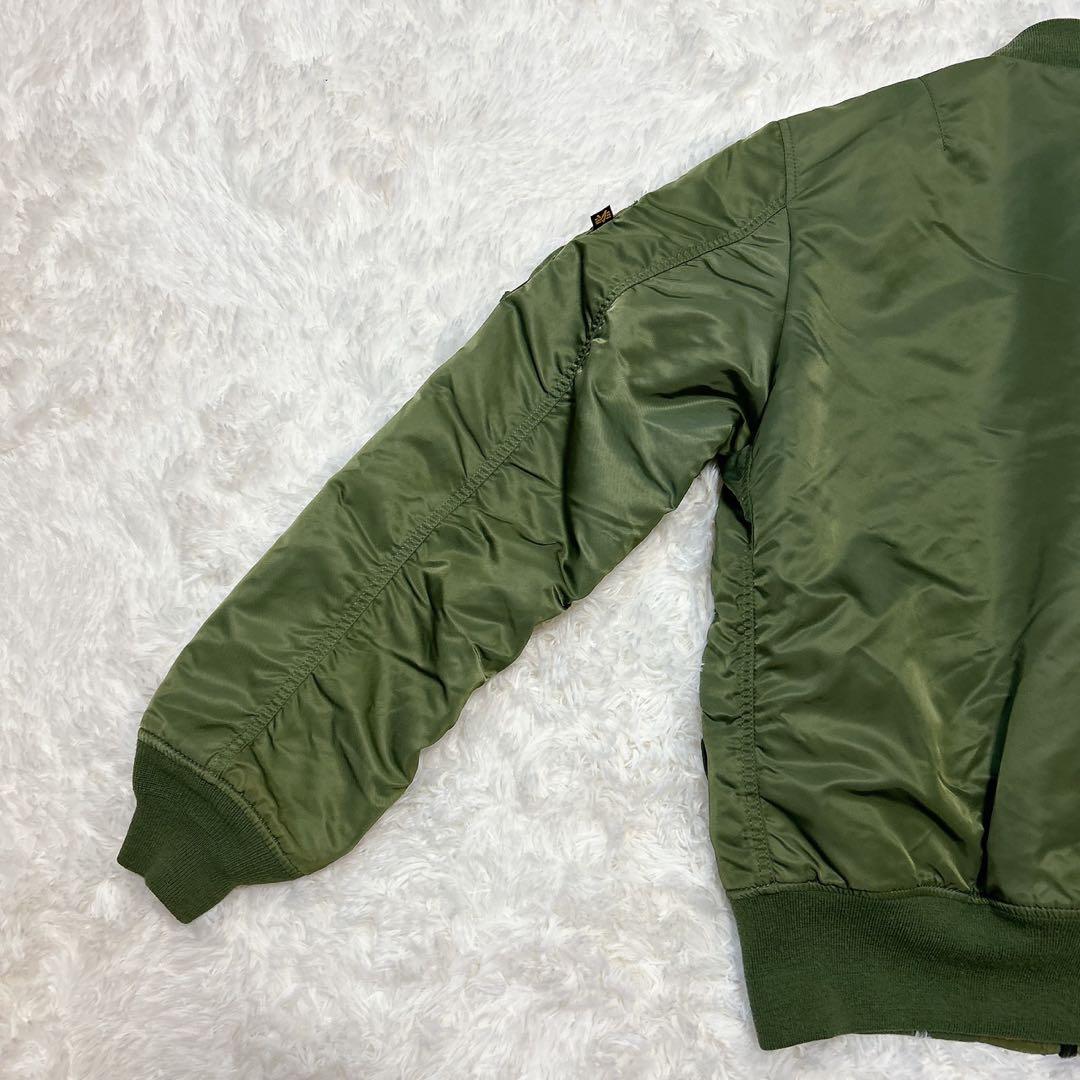 ✨美品✨ アルファインダストリーズ MA-1 フライトジャケット オリーブ