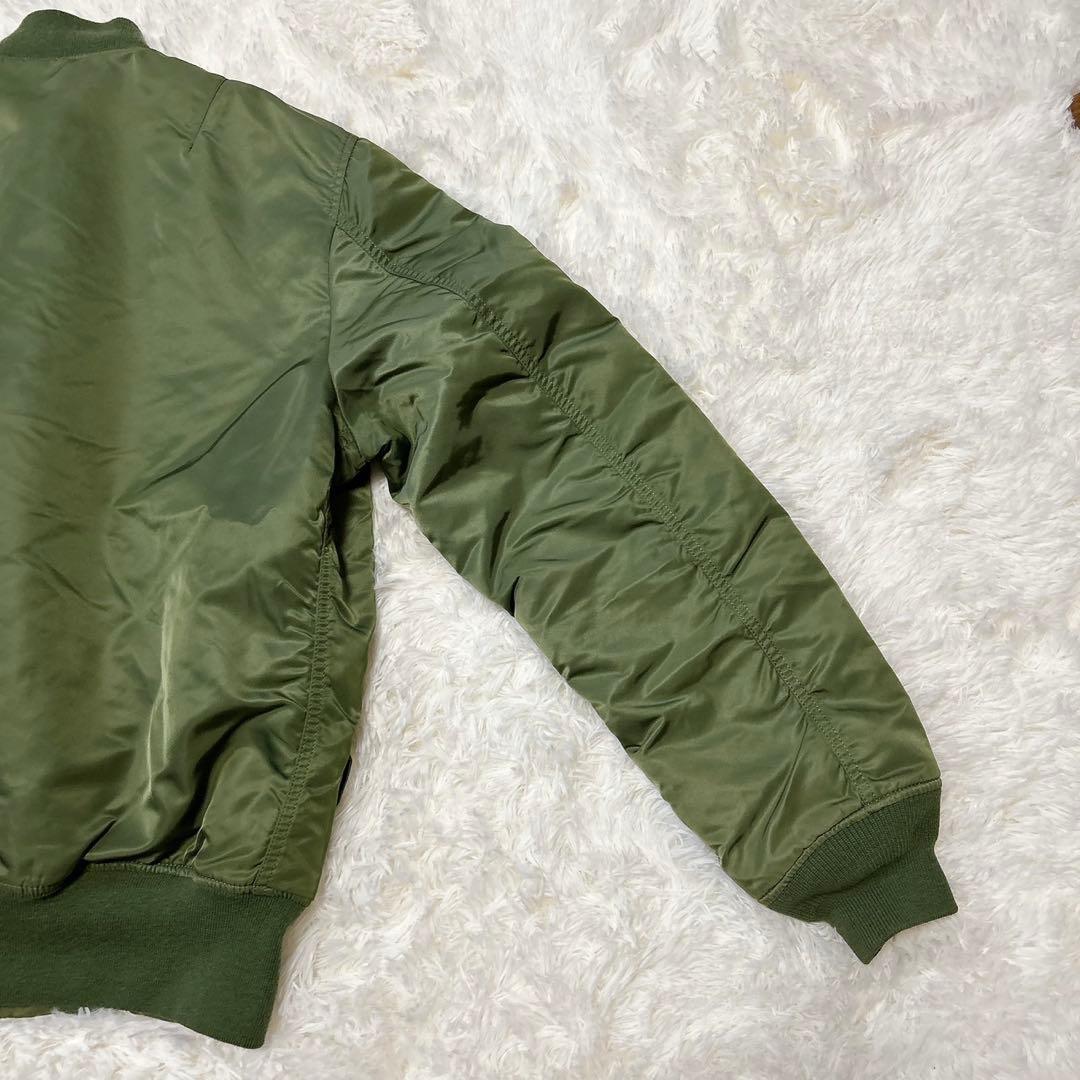 ✨美品✨ アルファインダストリーズ MA-1 フライトジャケット オリーブ