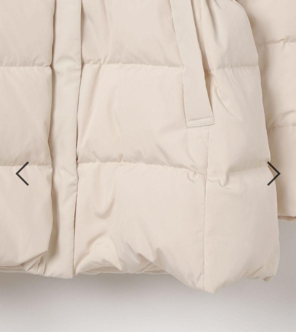 GLOBALWORK　ウツクシルエット撥水ダウンコート　アイボリー　Lサイズ