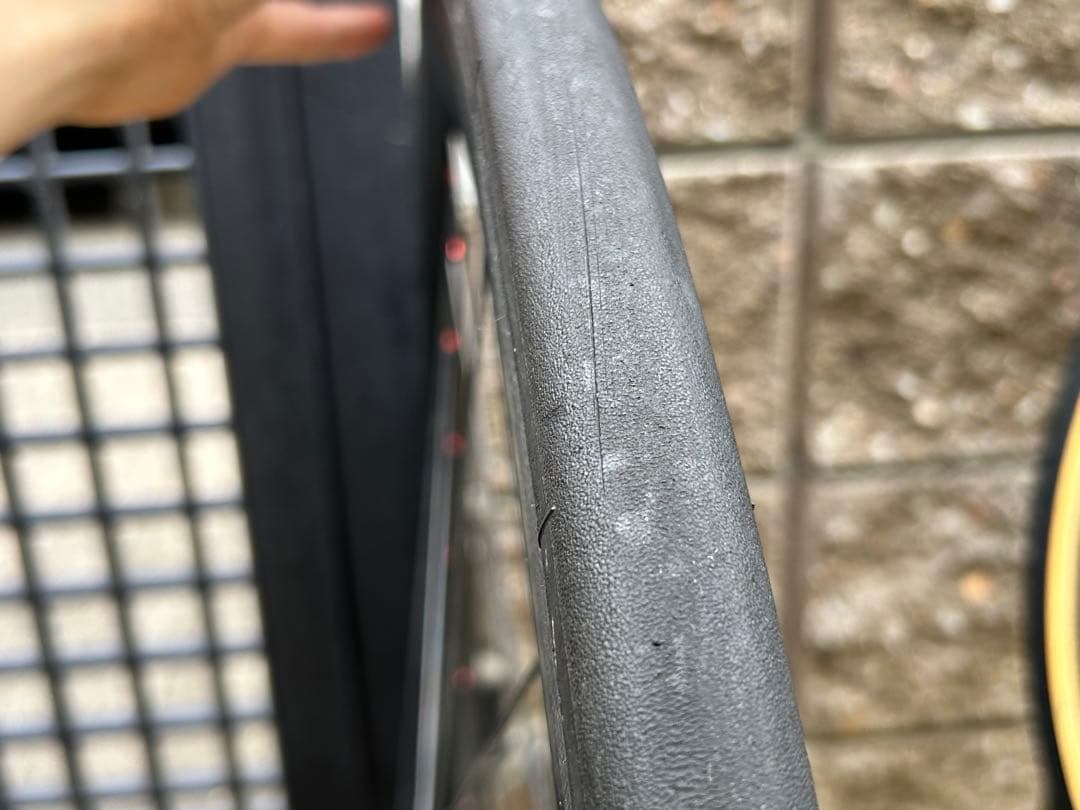 注意あり チューブラー カーボンホイール TNI 11速