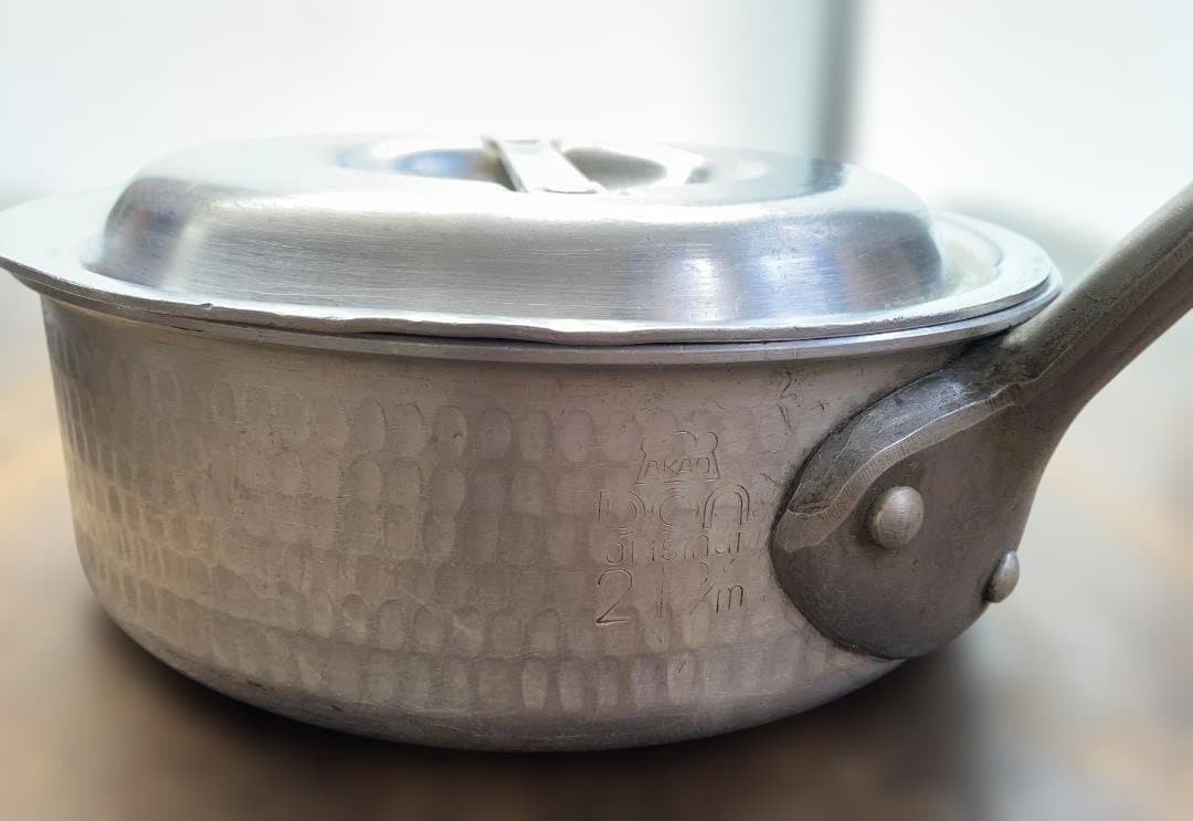 アカオアルミ DON 片手浅型鍋 3点セット直径24・21・15㎝ 蓋付き