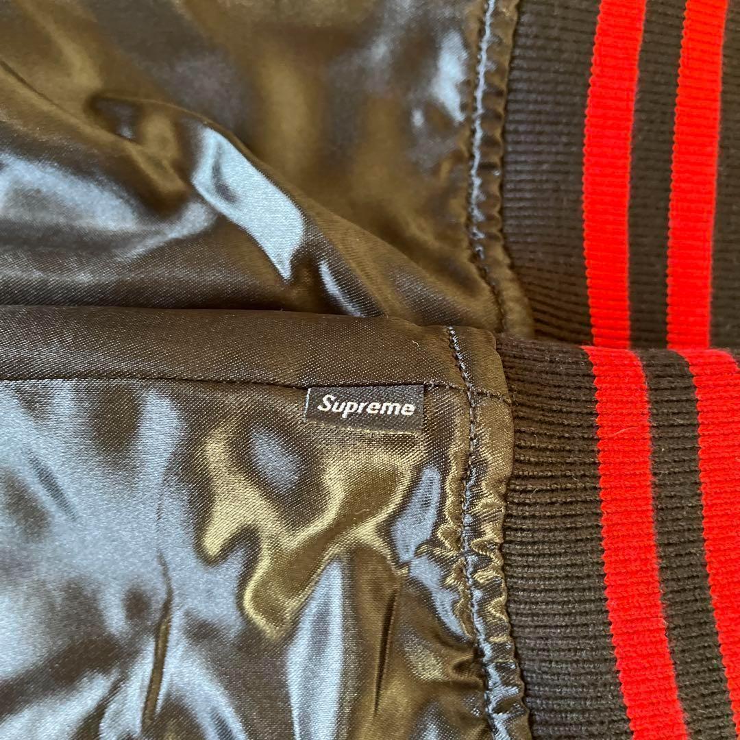 シュプリーム × スラッシャー 刺繍ロゴ スカジャン ブルゾン