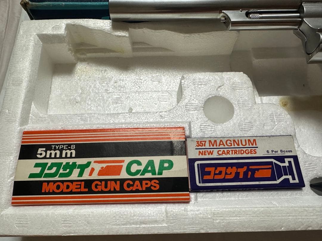 未使用 未発火 コクサイ M66 コンバットマグナム 6インチ 樹脂製 ※i0