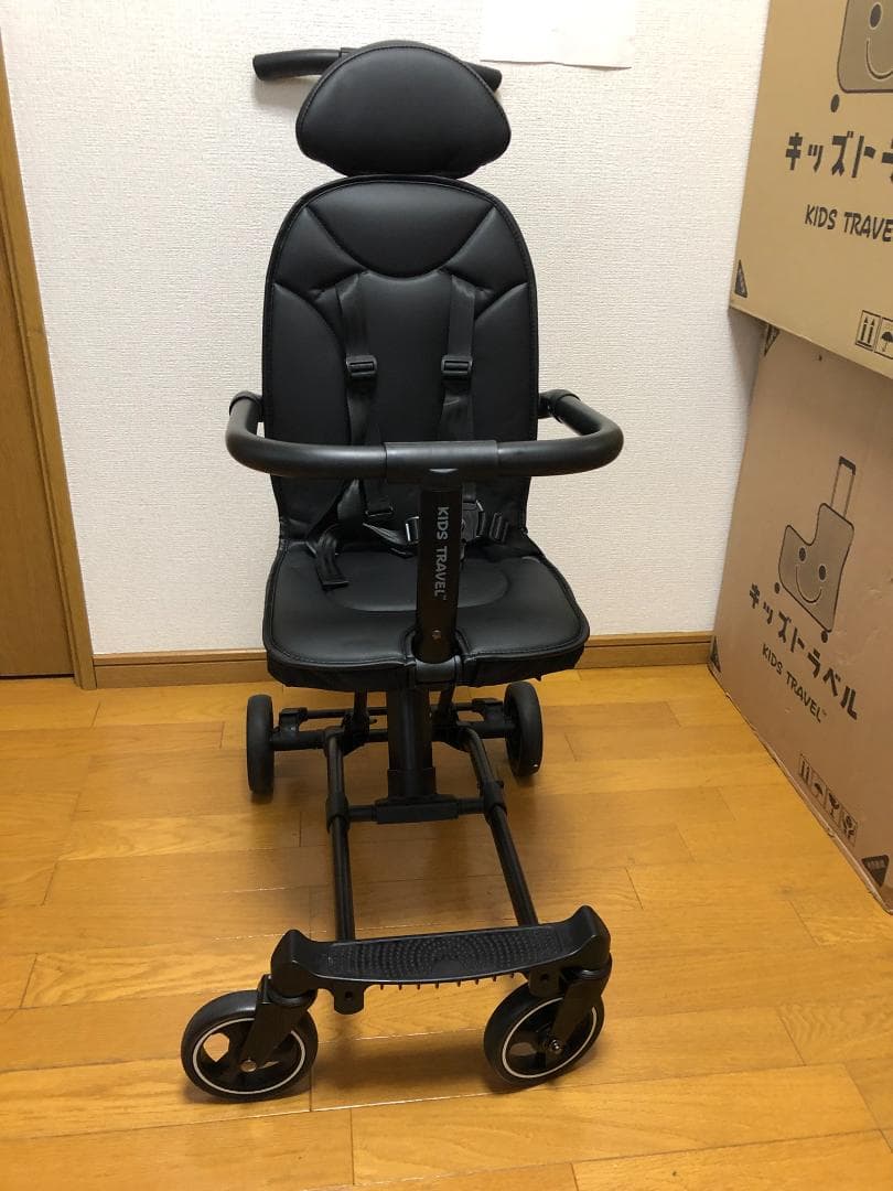 【未使用訳あり】キッズトラベルベビーカー　ブラック　Z12