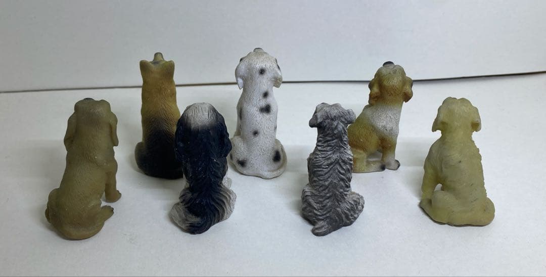 犬 陶器 ミニ置物 セット