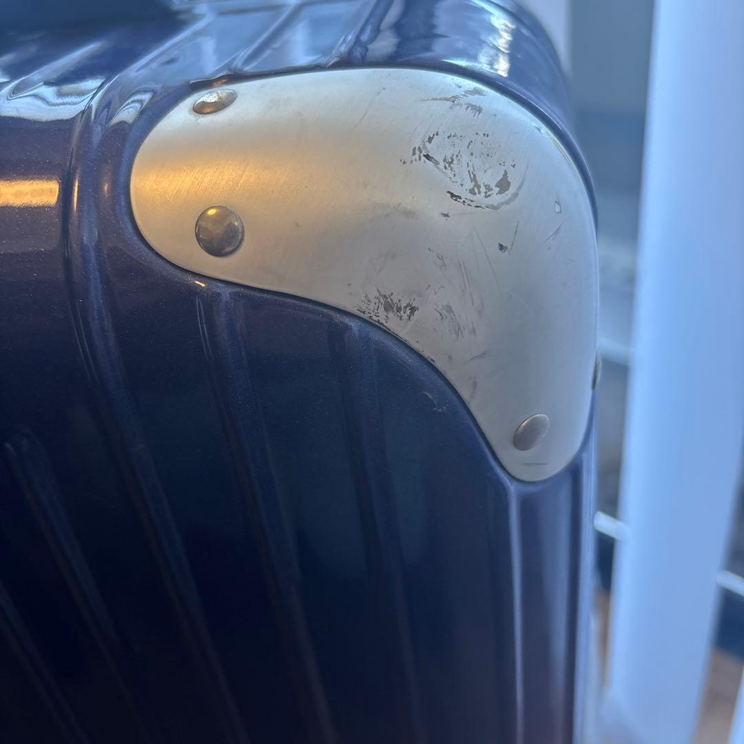 美品！リモワ　ネイビー ハードシェル キャリーカート