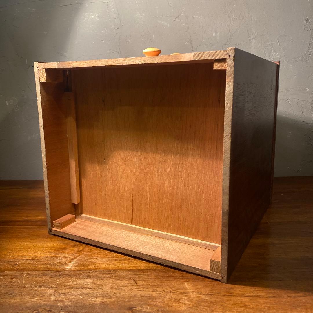 昭和レトロ 三段小引き出し ミッドセンチュリー ポストモダン インテリア 収納