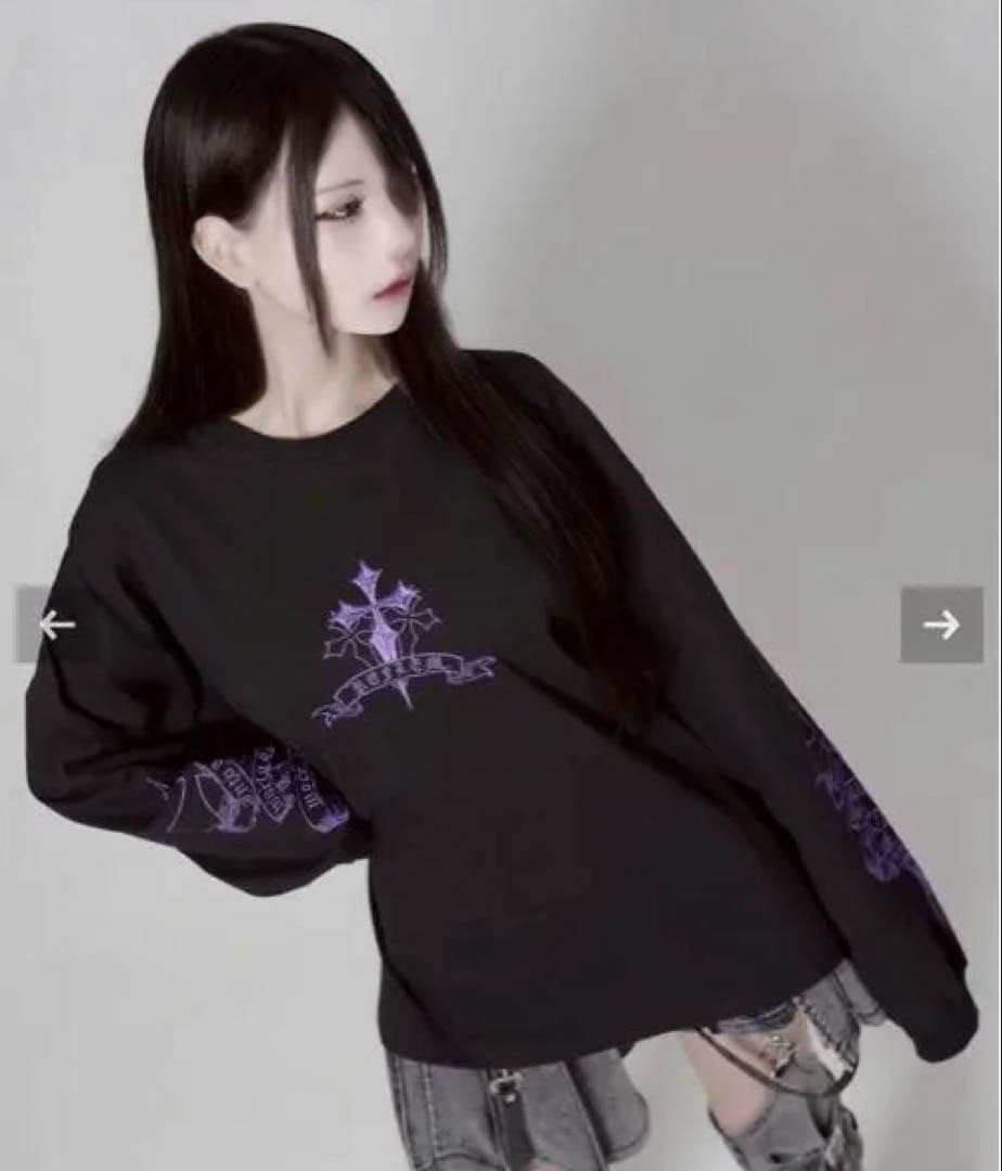 REFLEMクロスロンT 黒紫