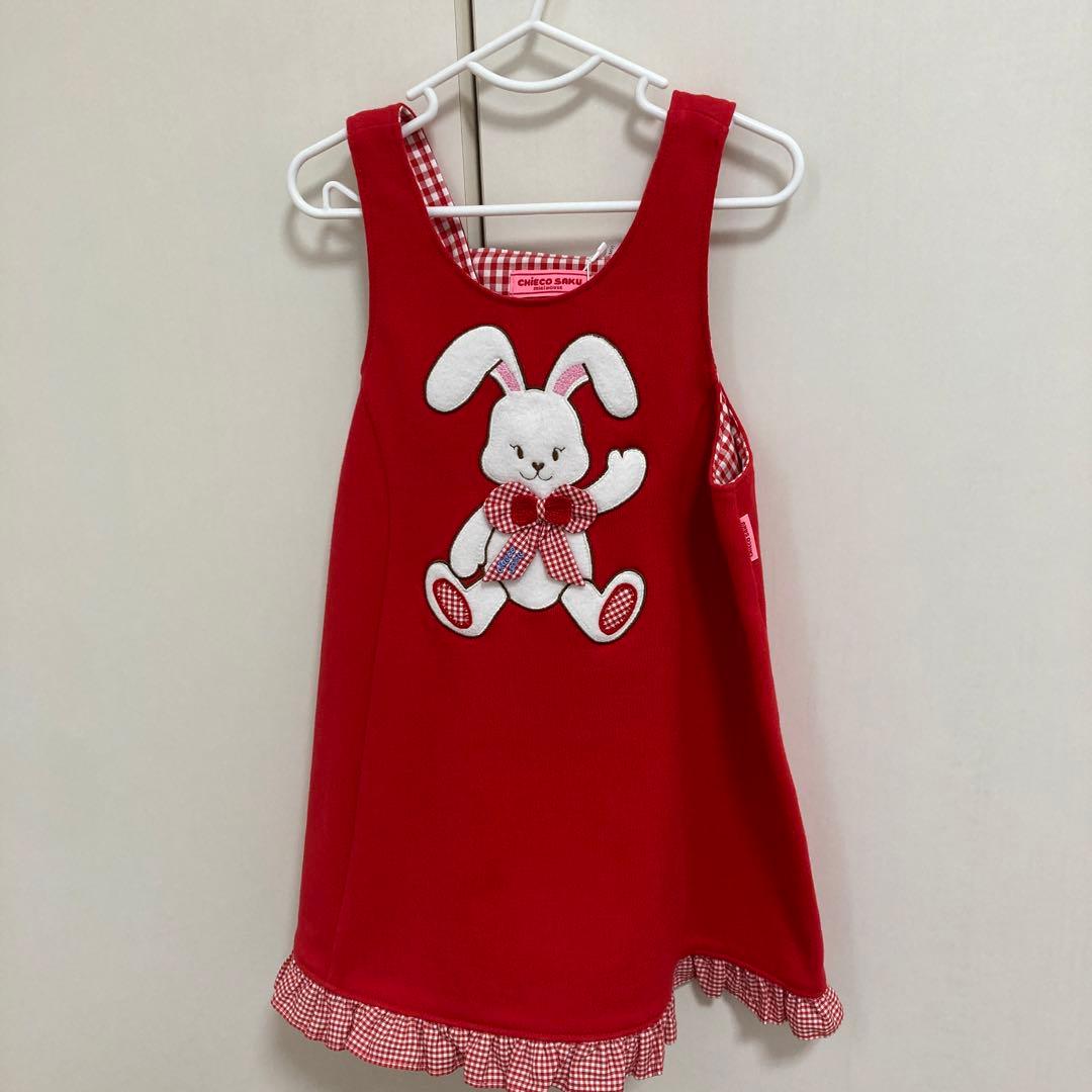 チエコサク　ワンピース&ミキハウス　ブラウス