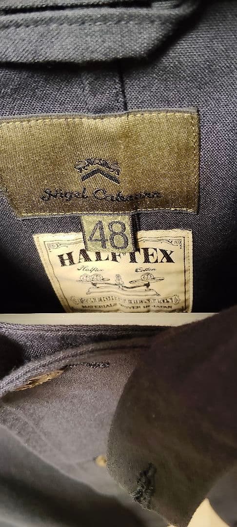 ジャケット・アウター NIGEL CABOURN 1920s LONG COAT HALFTEX 48