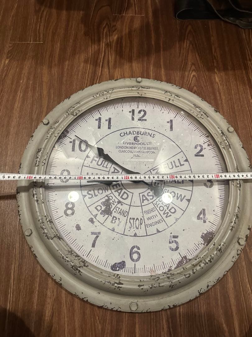 大型　CHADBURNS ヴィンテージ掛時計