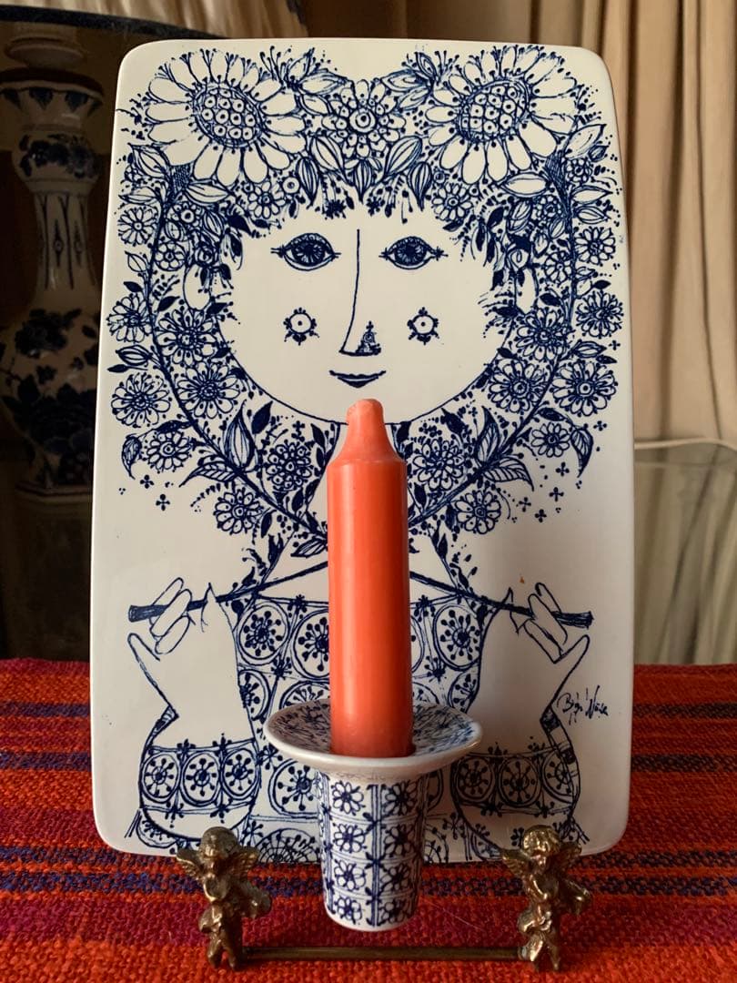 ビヨンヴィンブラッド　激可愛い！ひまわり少女の壁掛けキャンドルスタンド！