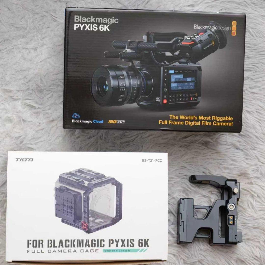 開封未使用 blackmagic pyxis 6k Lマウント シネマカメラ