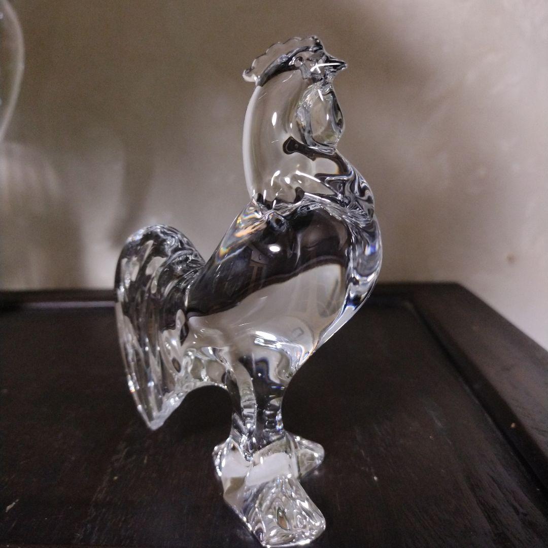 バカラ　フィギュリン　鶏　酉　干支