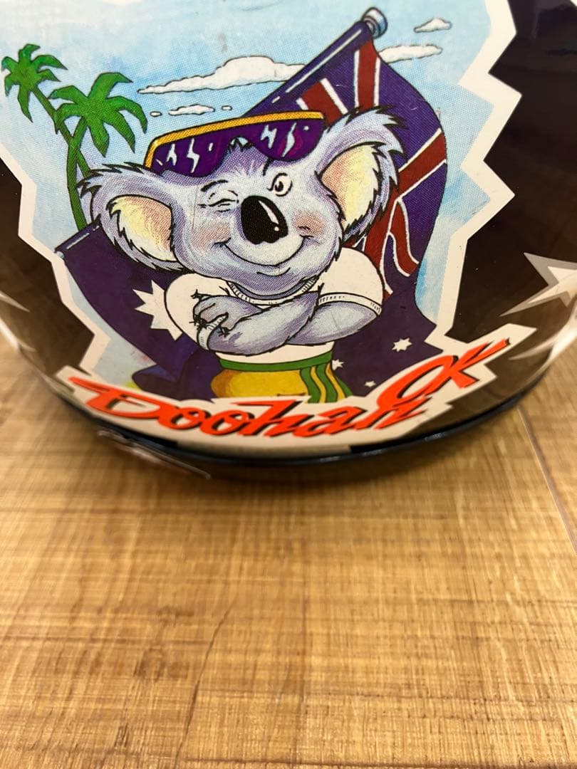 Arai フルフェイスヘルメット コアラデザイン　ドゥーハンのヘルメットです。