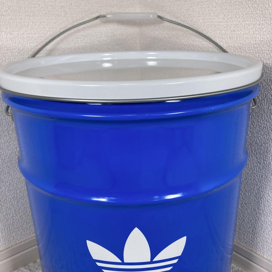 adida ペール缶　アディ缶　アディダス オリジナルス　トレフォイルロゴ