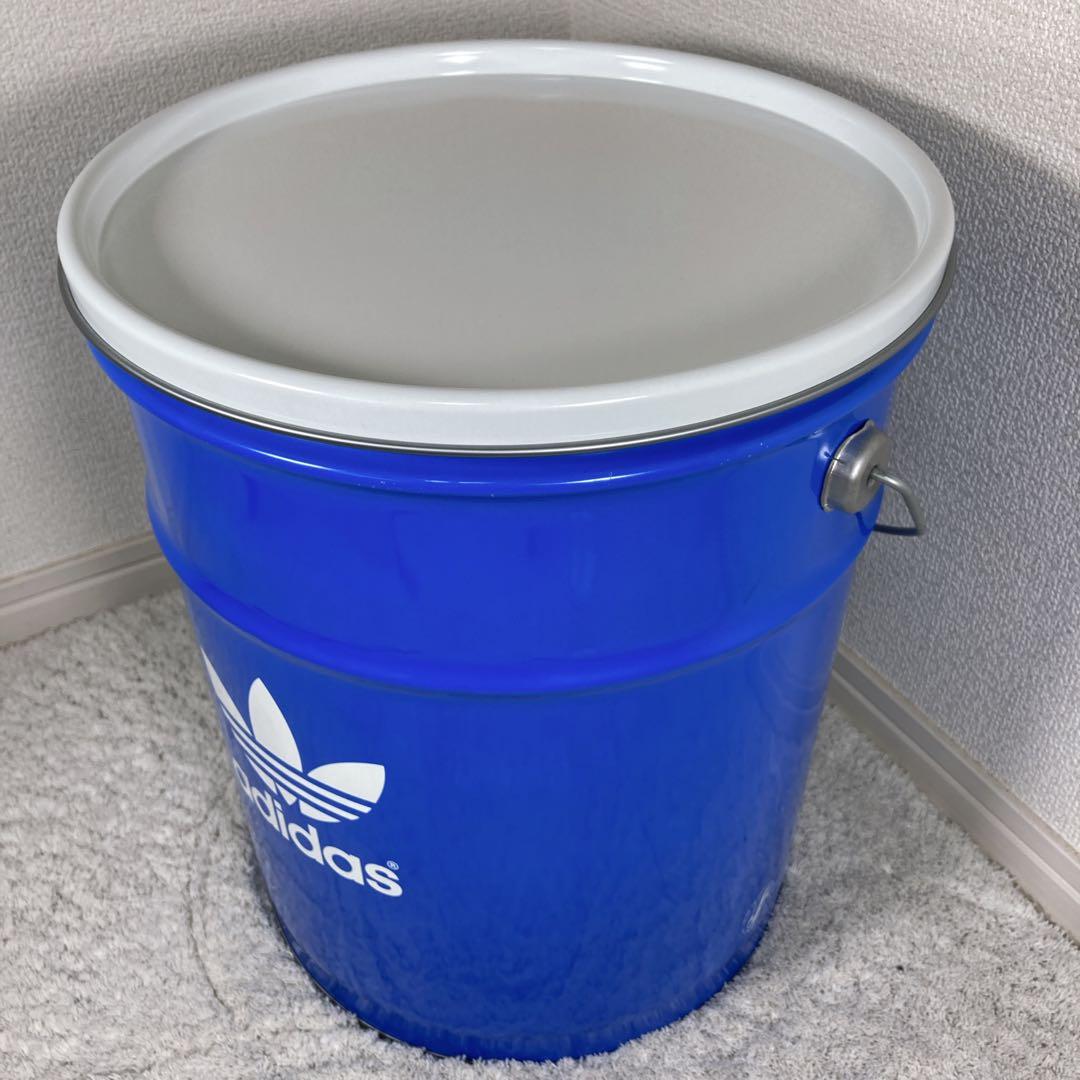 adida ペール缶　アディ缶　アディダス オリジナルス　トレフォイルロゴ