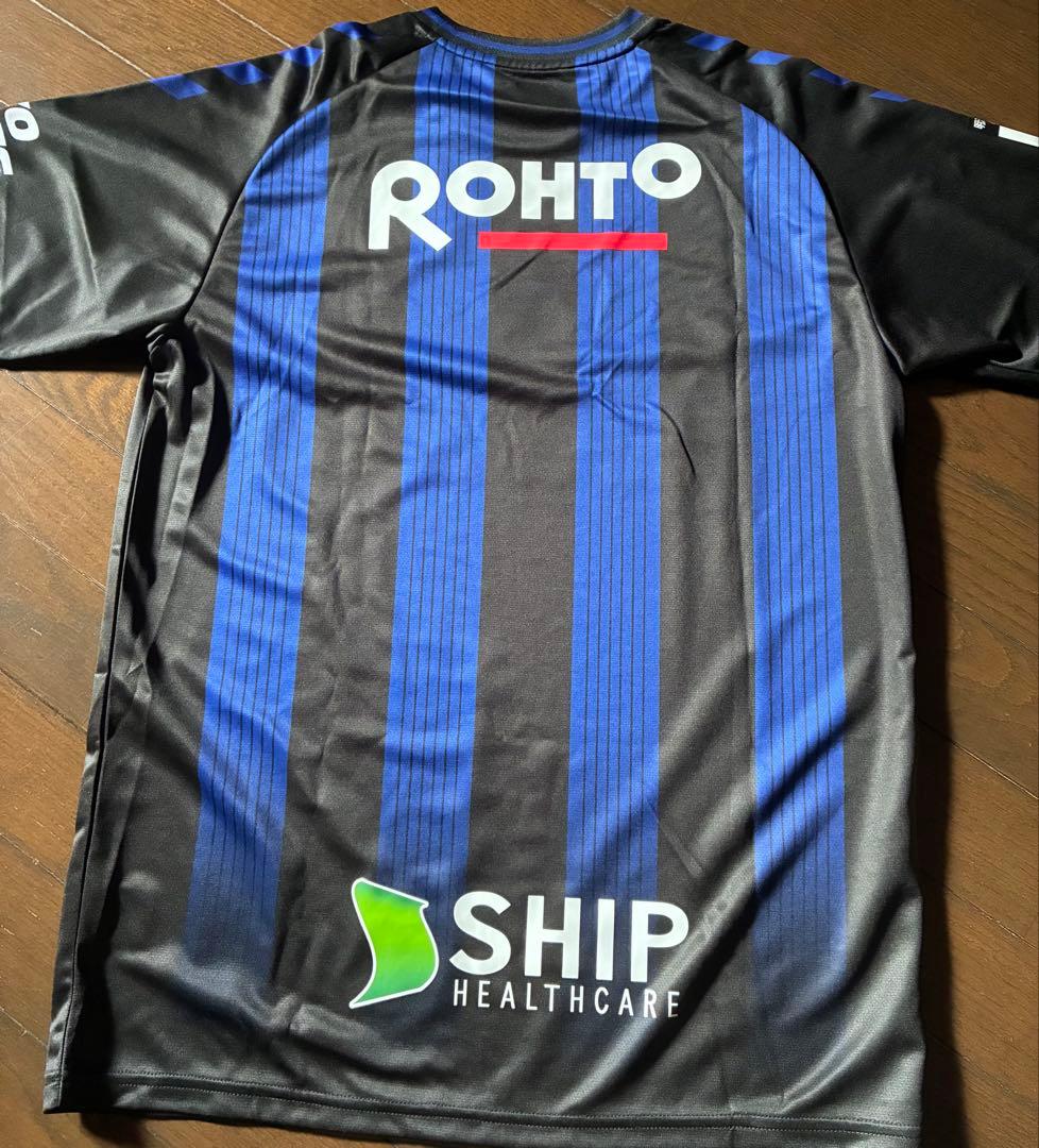 ガンバ大阪 2023 レプリカ ユニフォーム M-L 47 アラーノ　サイン入り