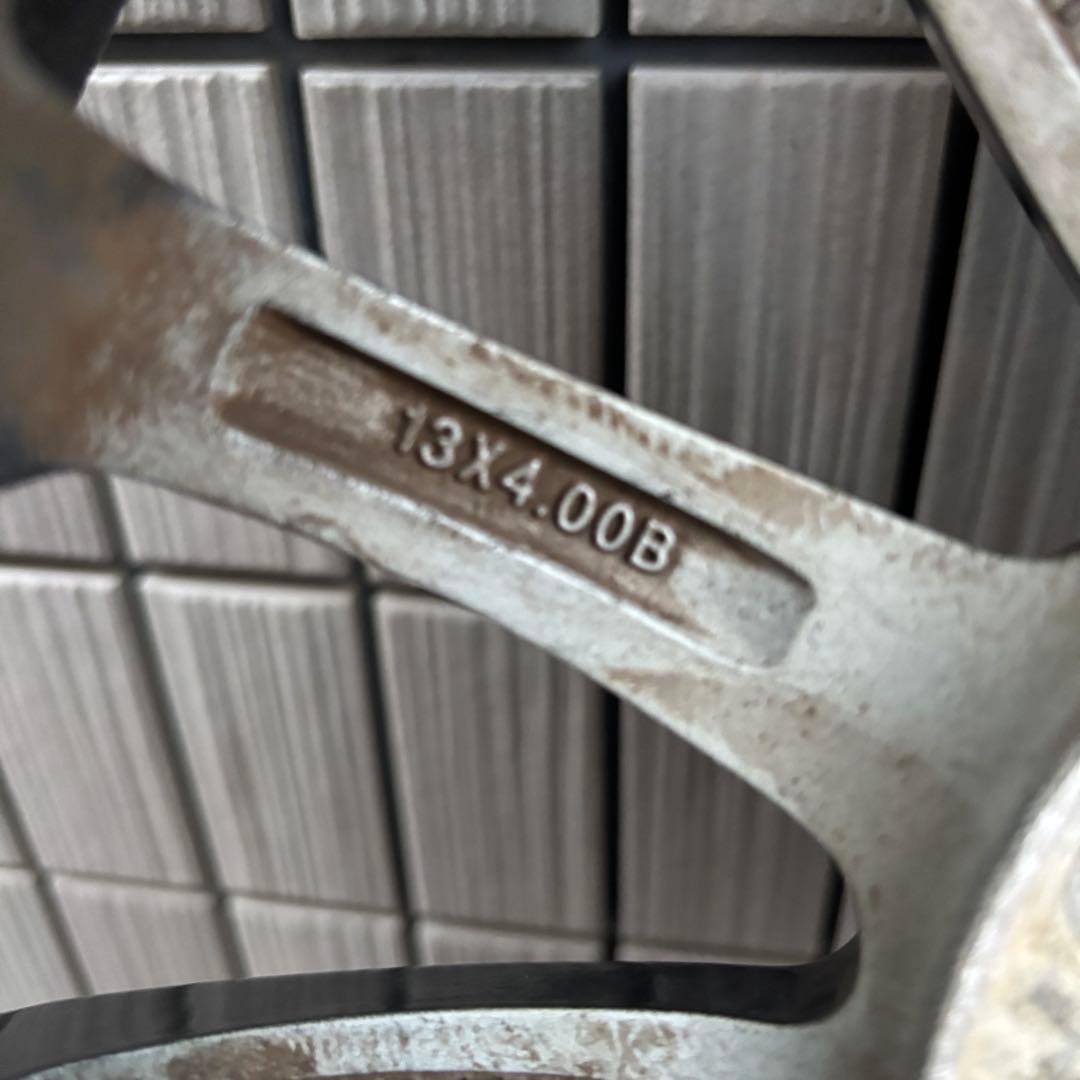 ダンロップ　WM03 145/80R13 スタッドレスタイヤホイール4本セット