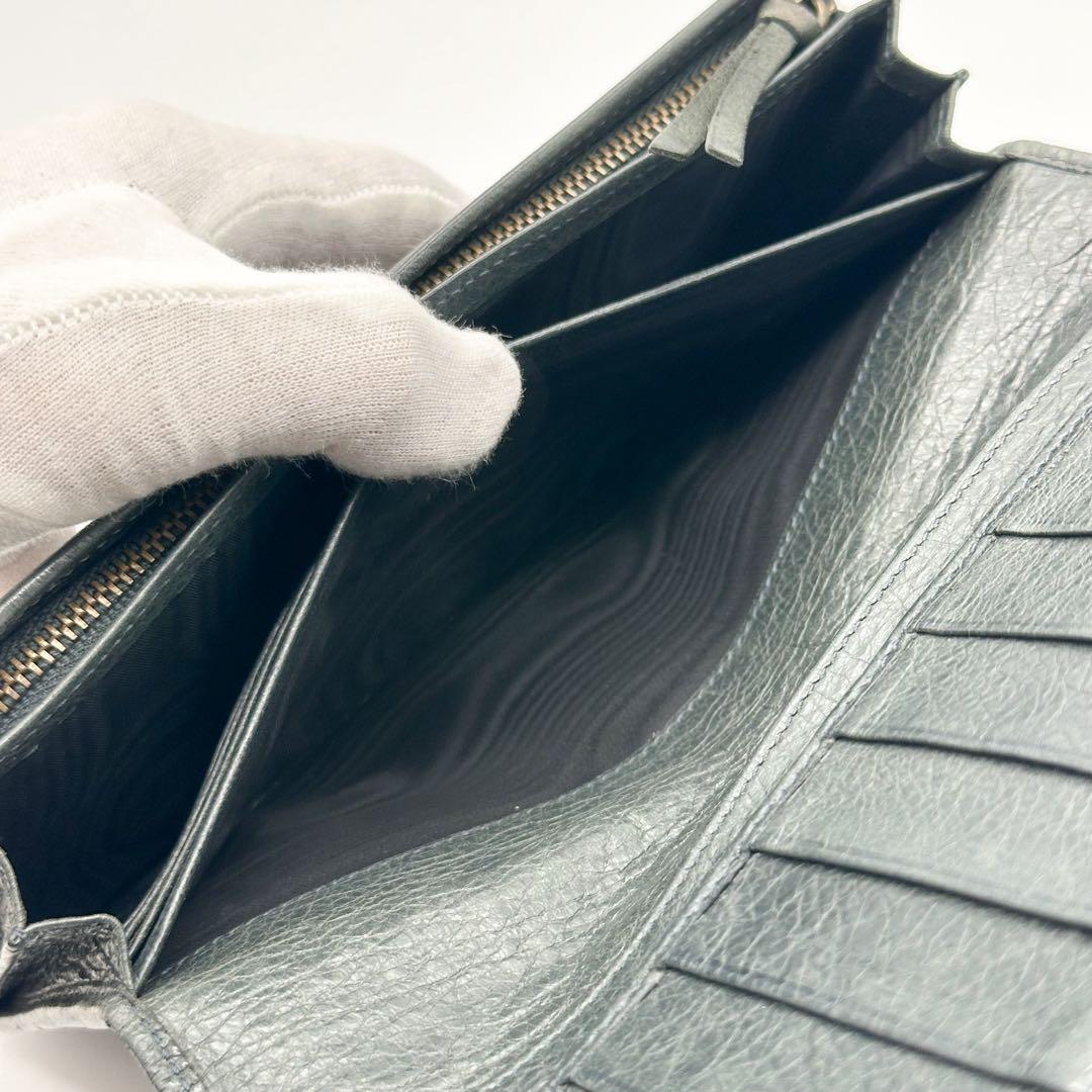 バレンシアガ シティ クラシック 二つ折り 長財布 コンチネンタル スタッズ