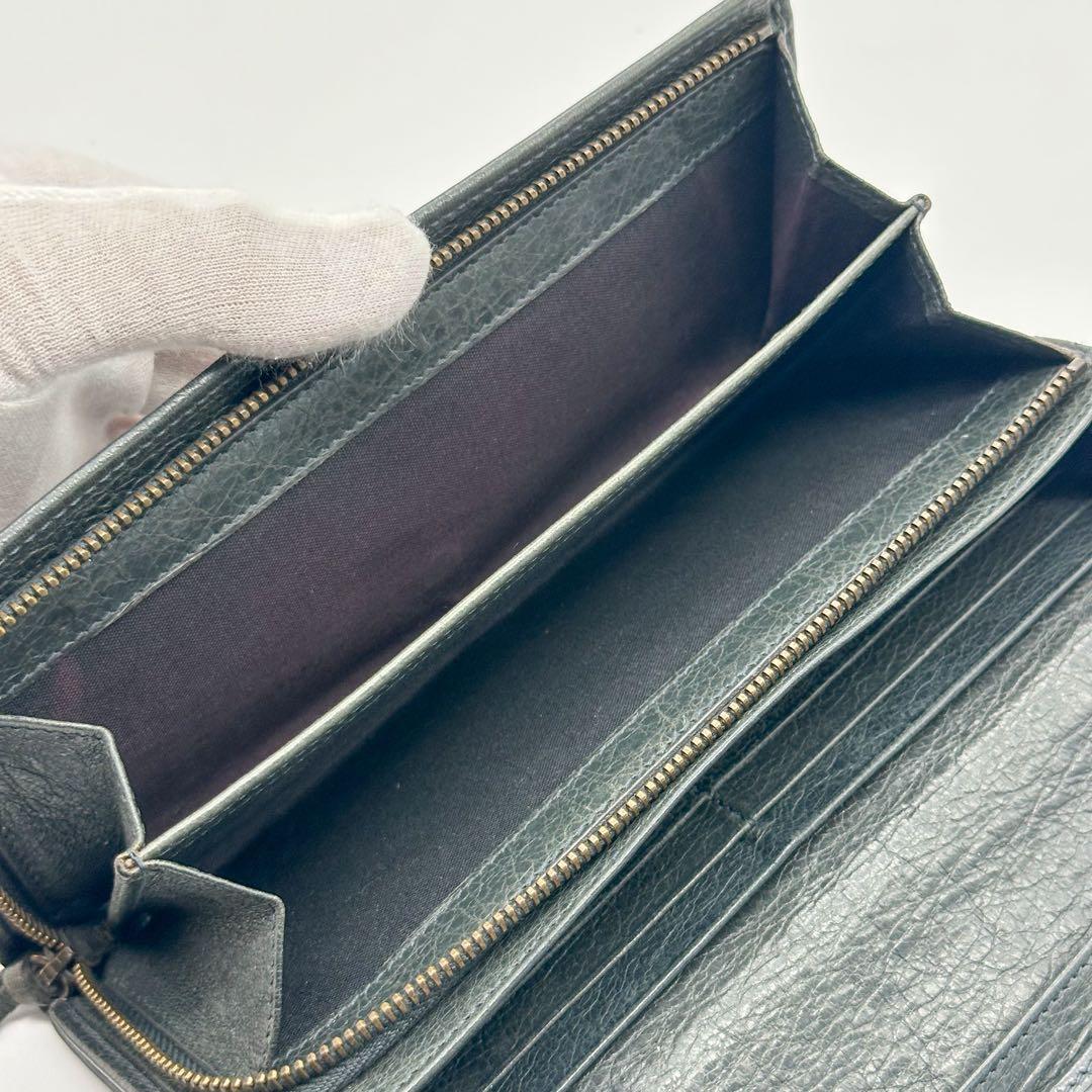 バレンシアガ シティ クラシック 二つ折り 長財布 コンチネンタル スタッズ