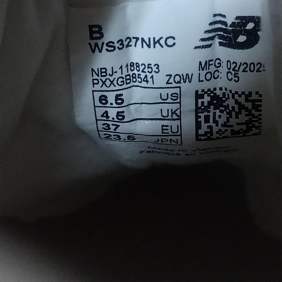 【試着のみ】ニューバランス レディース WS327NKC ホワイト×グレー