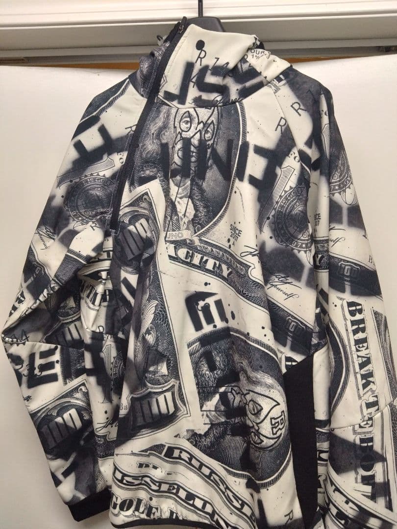 ラッセルノ ドル紙幣デザイン 　ボンディングパーカー