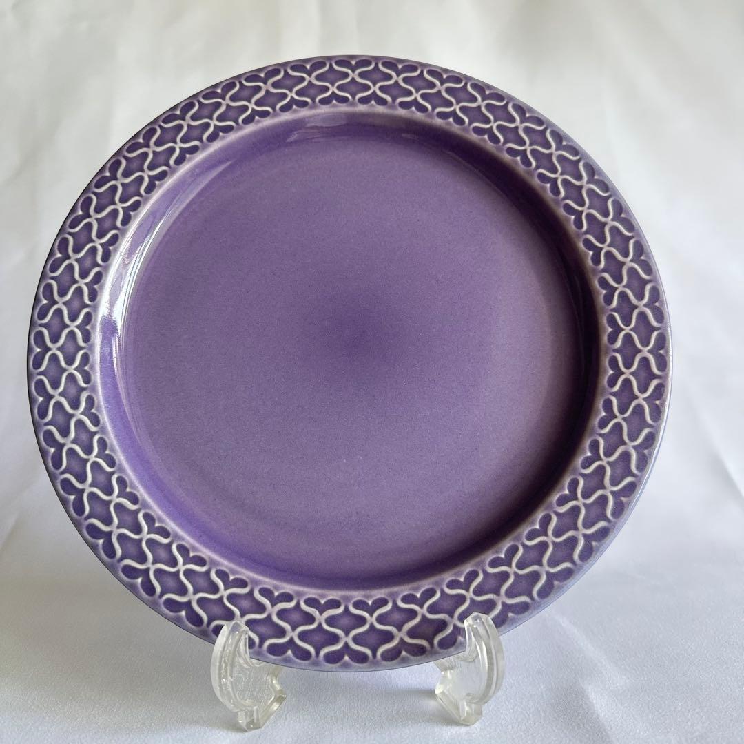 クイストゴー　コーディアルパレット　パープル　プレート24ｃｍ