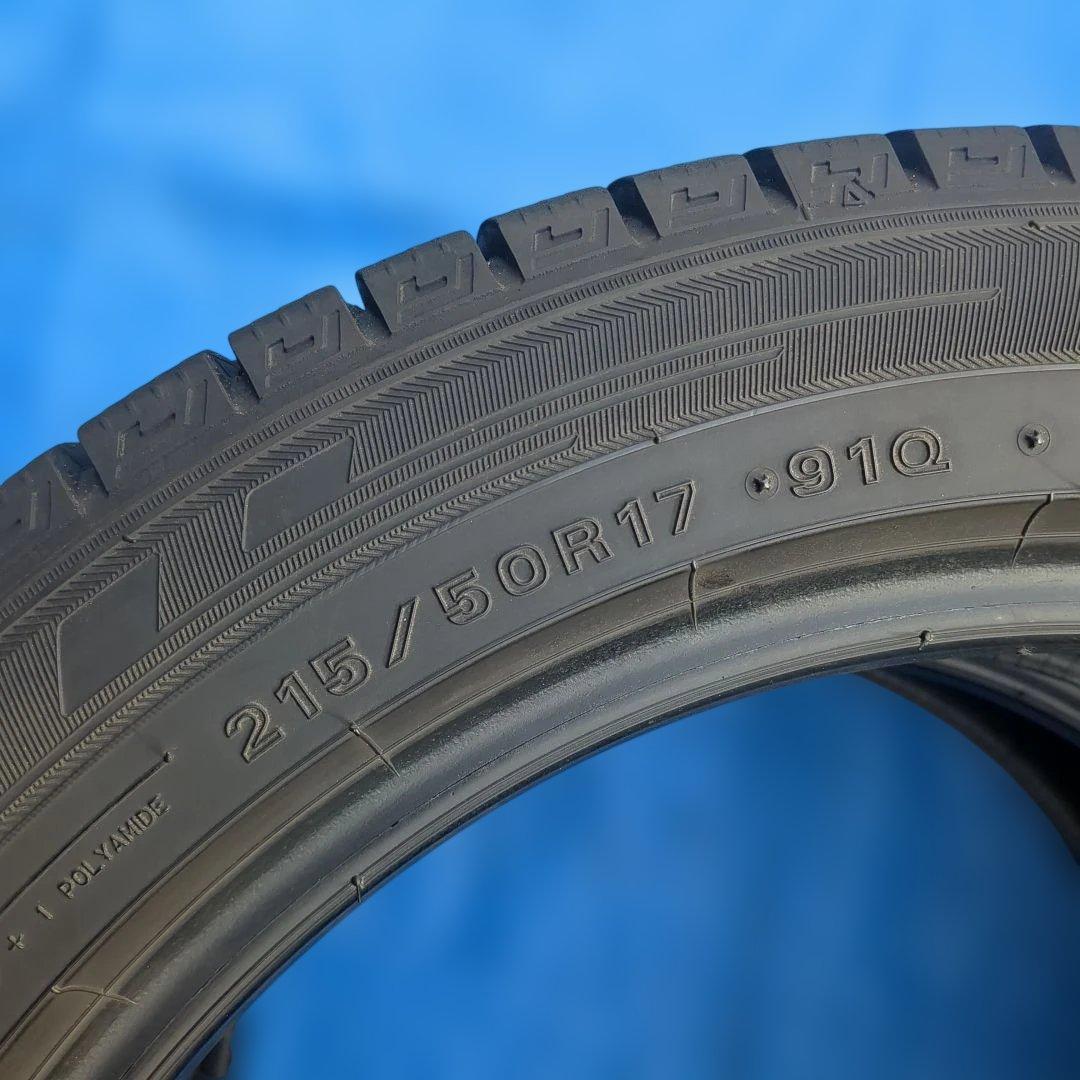 215/50R17 ダンロップWM03 溝高 2本 送料込み