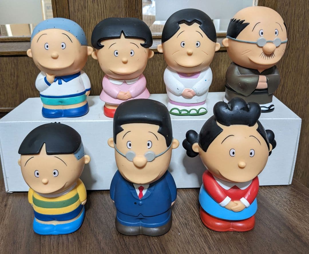 タ*ム様 サザエさん一家　貯金箱　7点セット売り　⚠バラ売り不可　希少品