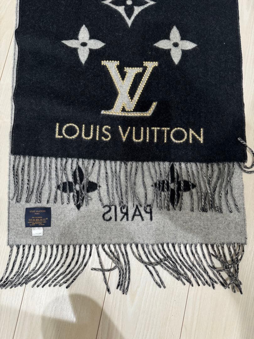 K*i様 ルイ・ヴィトン マフラー レイキャビック スタッディー カシミヤ M7