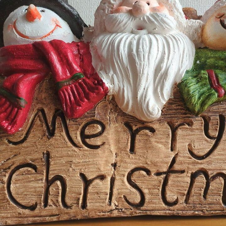 クリスマス飾り】サンタクロース スノーマン トナカイ置物★ガーデニング玄関 装飾