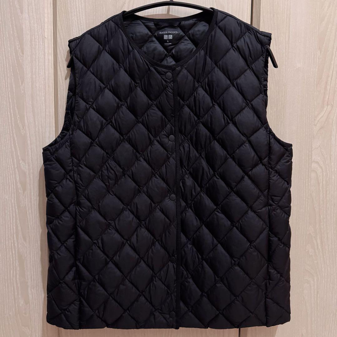新品UNIQLOユニクロ　パフテックキルティングベスト　ウォームパディッド　XL