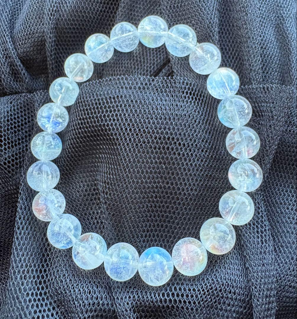 高品質！鑑定書付き！希少なオレンジシラー！ホワイトラブラドライト