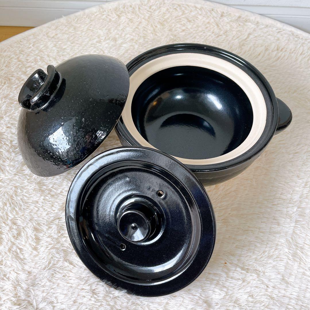 ★未使用★長谷園 かまどさん 三合炊き ACT-01 3合炊き 炊飯土鍋