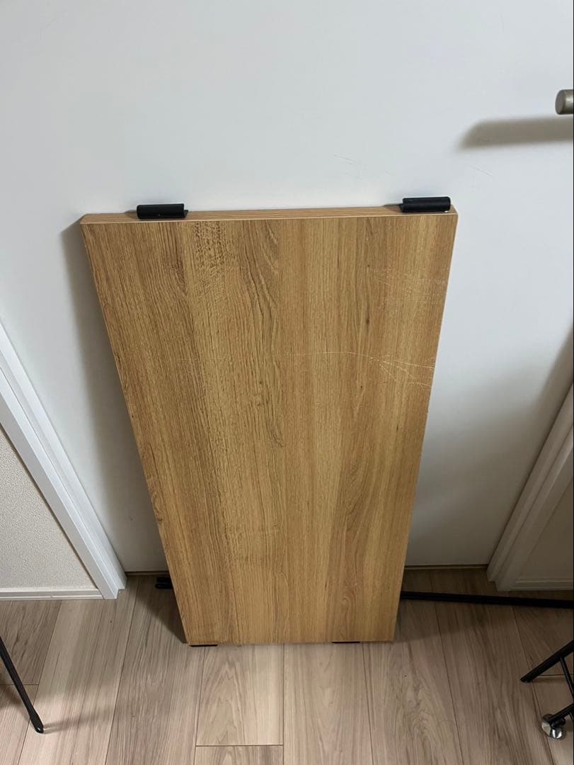 山善　オープンシェルフ　ラック　5段　オーク