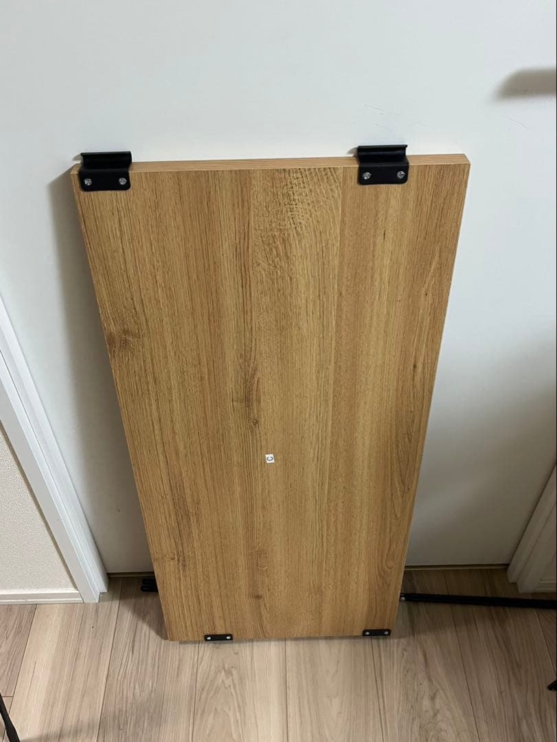 山善　オープンシェルフ　ラック　5段　オーク