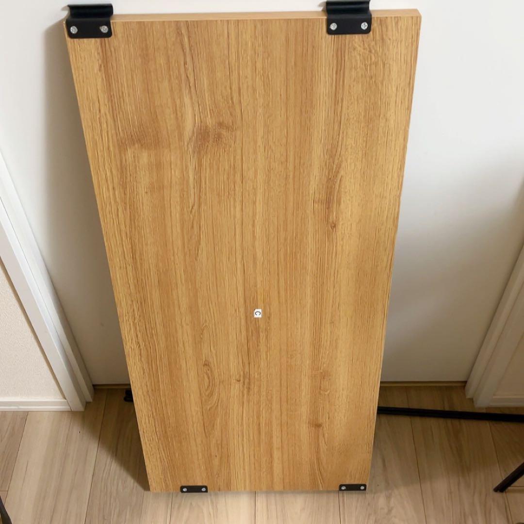 山善　オープンシェルフ　ラック　5段　オーク