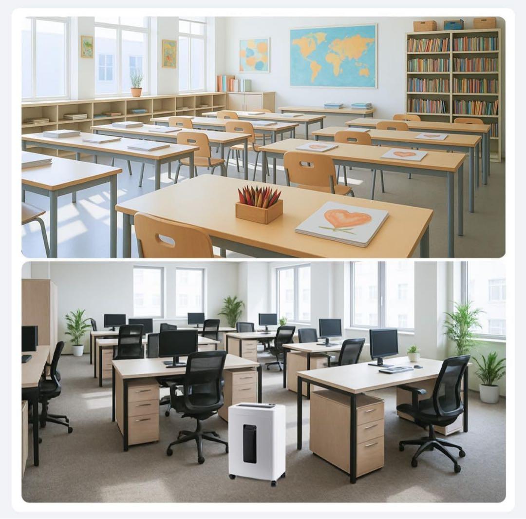 シュレッダー ホワイト 2x15mm裁断サイズ